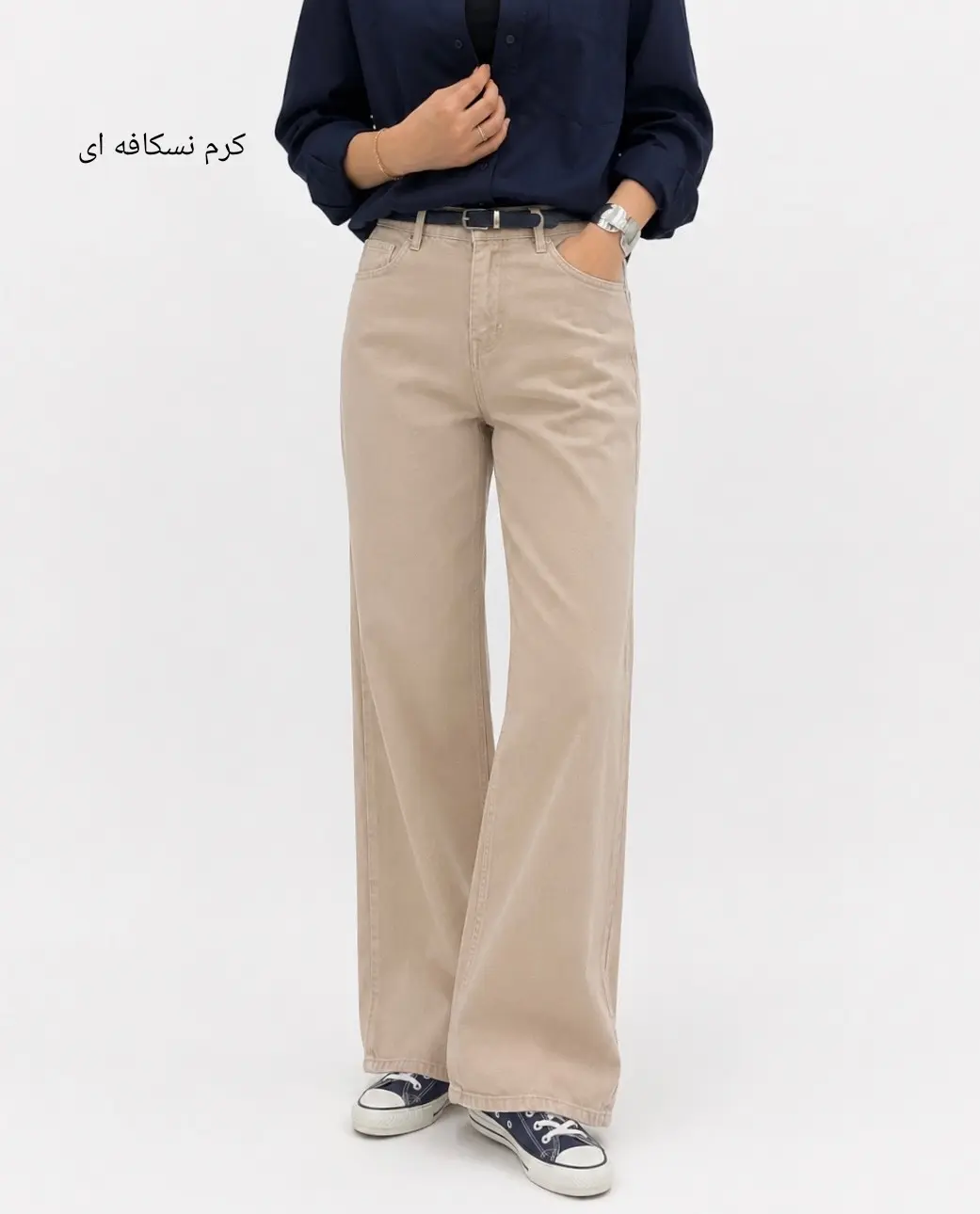 شلوار کتان بگ پیور